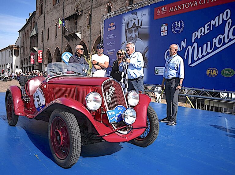 34esimo Gran Premio Nuvolari: trionfo dell’equipaggio Vesco-Vesco a bordo di una Fiat 508 S del 1935