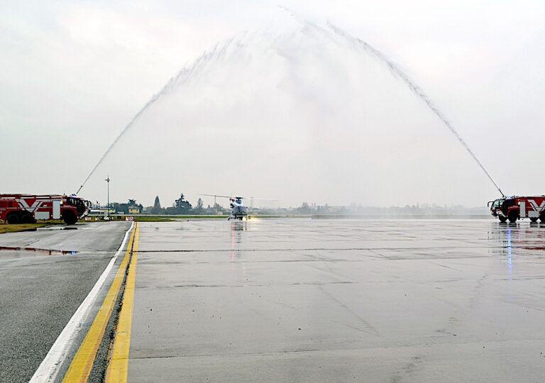 Poli 121  arriva al 3° Reparto Volo della Polizia di Stato di Bologna